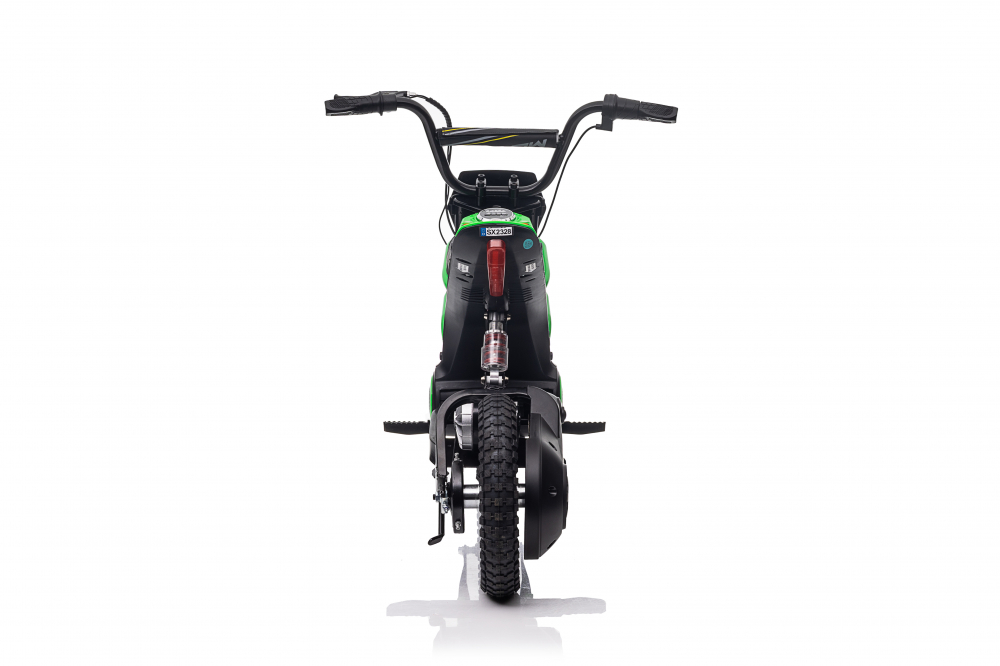 Motocicleta electrica pentru copii 5-10 ani, Kinderauto Enduro, Premium 350W, 24V, culoare verde [9]