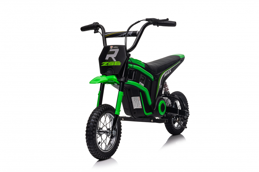 Motocicleta electrica pentru copii 5-10 ani, Kinderauto Enduro, Premium 350W, 24V, culoare verde [4]