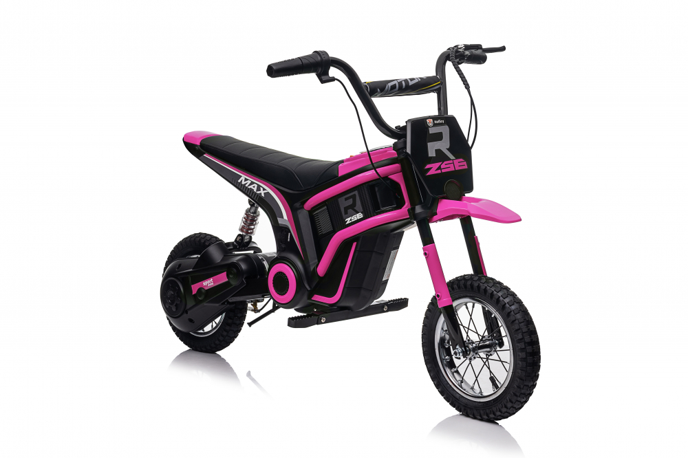 Motocicleta electrica pentru copii, Kinderauto Enduro, 5-10 ani, 350W, 24V, roz [13]