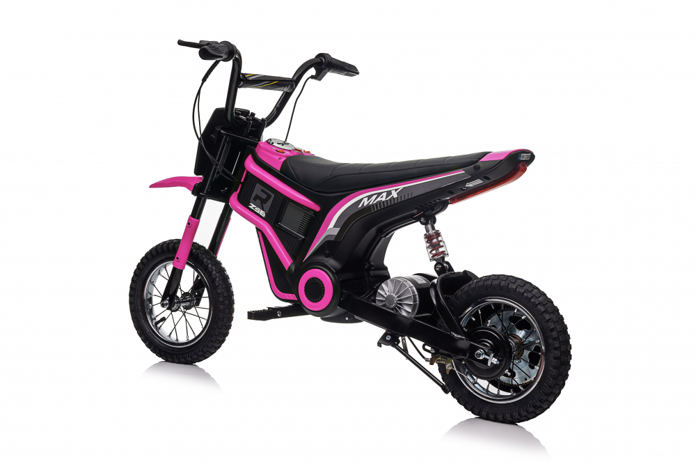 Motocicleta electrica pentru copii, Kinderauto Enduro, 5-10 ani, 350W, 24V, roz [7]