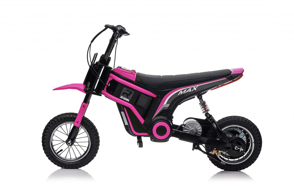 Motocicleta electrica pentru copii, Kinderauto Enduro, 5-10 ani, 350W, 24V, roz [6]