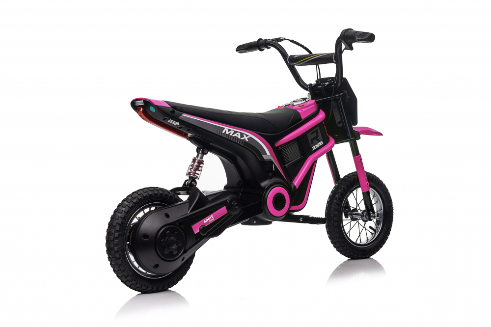 Motocicleta electrica pentru copii, Kinderauto Enduro, 5-10 ani, 350W, 24V, roz [11]