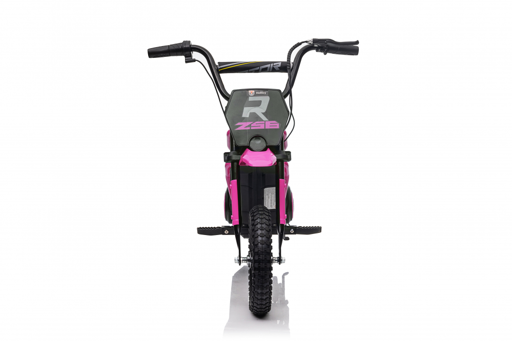 Motocicleta electrica pentru copii, Kinderauto Enduro, 5-10 ani, 350W, 24V, roz [2]