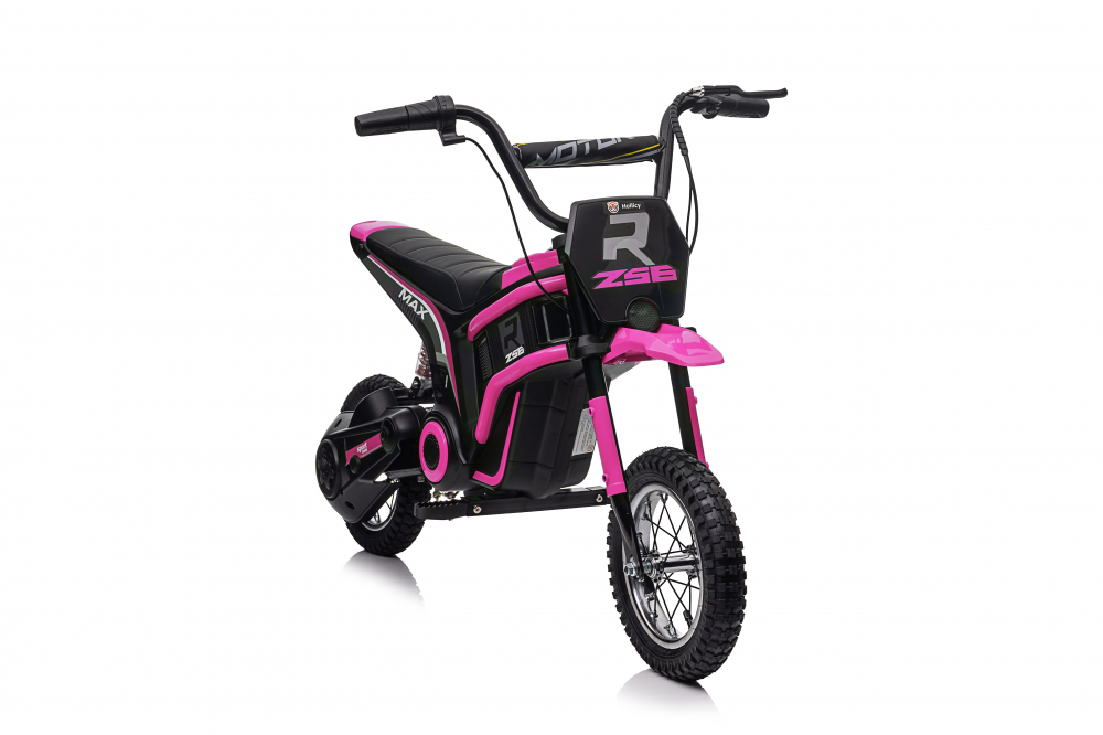 Motocicleta electrica pentru copii, Kinderauto Enduro, 5-10 ani, 350W, 24V, roz [14]
