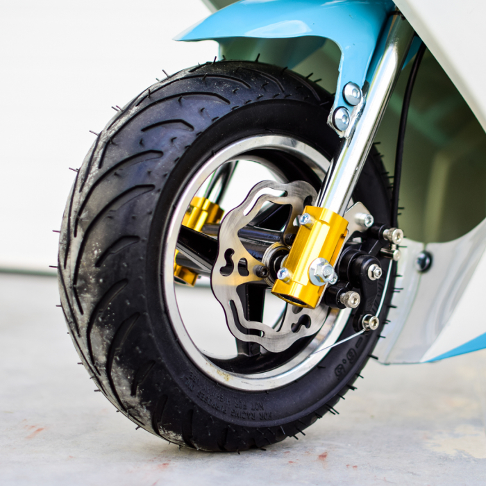 Motocicleta electrica Pocket Bike NITRO Eco TRIBO 1060W 36V #Albastru [8]
