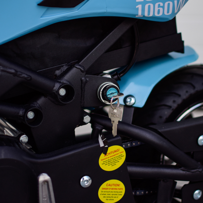 Motocicleta electrica Pocket Bike NITRO Eco TRIBO 1060W 36V #Albastru [7]