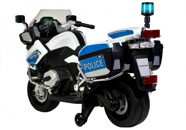 Motocicleta electrica pentru copii politisti BMW R1200RT CU ROTI MOI #Police [2]