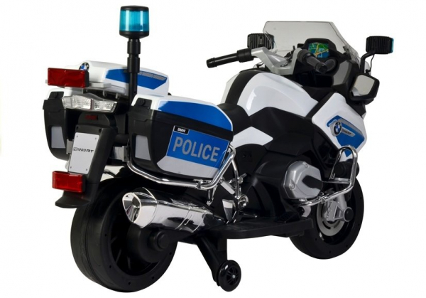 Motocicleta electrica pentru copii politisti BMW R1200RT CU ROTI MOI #Police [3]