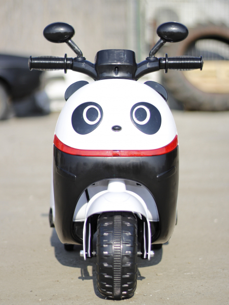 Tricicleta electrica pentru copii Panda 20W 6V #Alb [6]