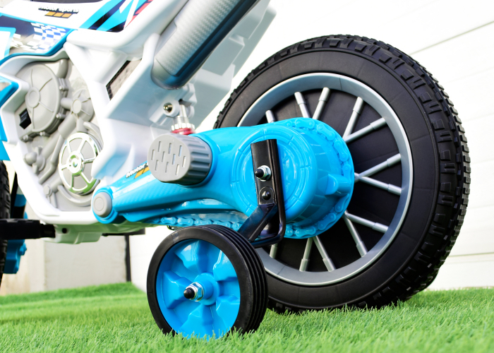 Motocicleta electrica pentru copii Kinderauto BJH022 70W 12V, culoare Albastru [7]