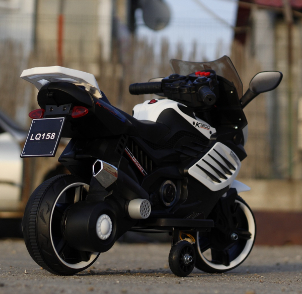 Motocicleta electrica pentru copii LQ158 20W STANDARD #Alb [4]