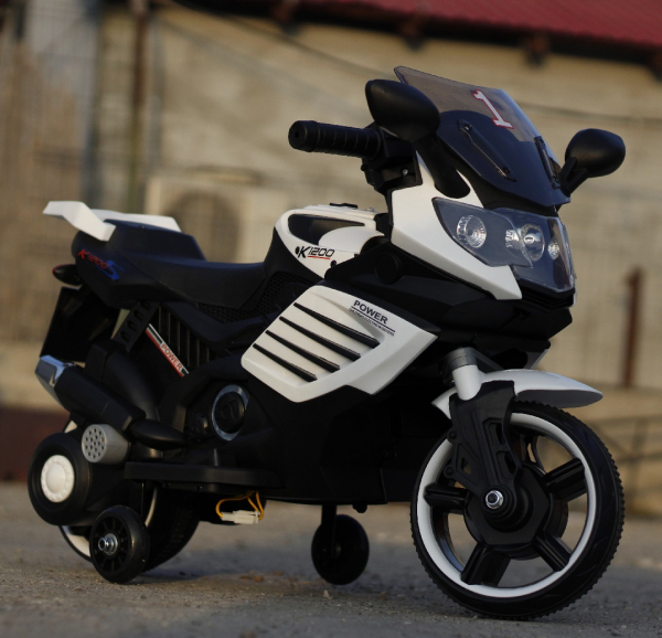 Motocicleta electrica pentru copii LQ158 20W STANDARD #Alb [2]