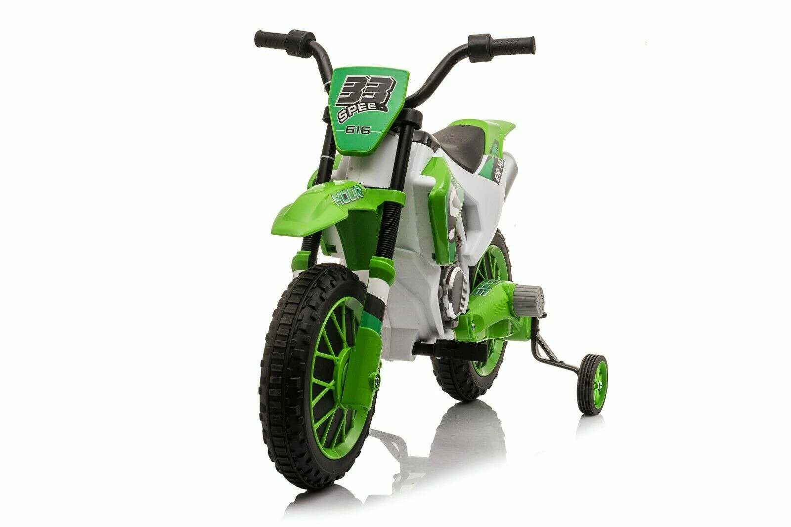 Motocicleta electrica pentru copii Kinderauto BJH022 70W 12V, culoare Verde [2]