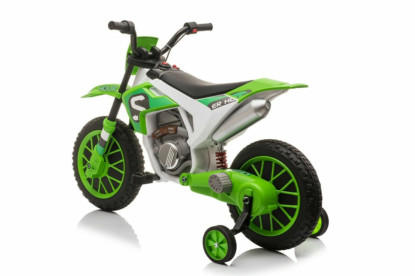 Motocicleta electrica pentru copii Kinderauto BJH022 70W 12V, culoare Verde [17]