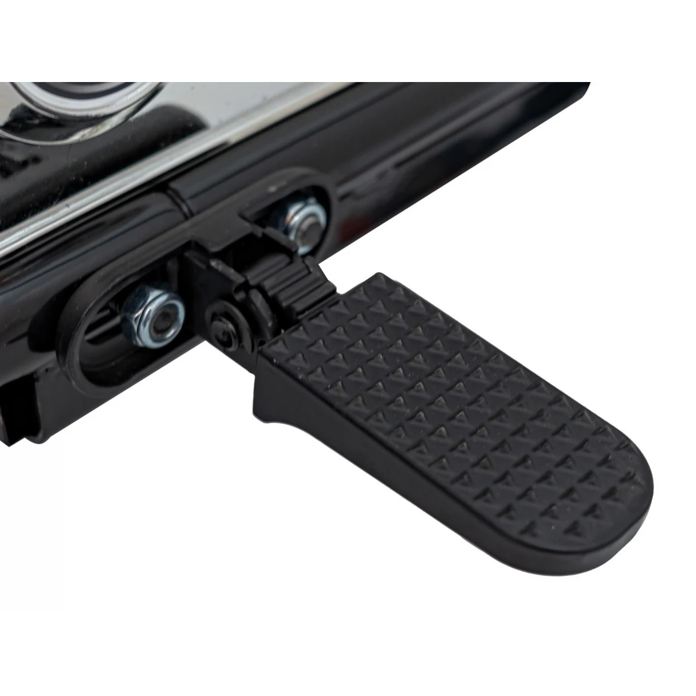 Motocicleta pentru copii intre 5 si 9 ani, Kinderauto Old School, 300W, 24V, cu roti gonflabile, scaun tapitat, premium, negru [20]