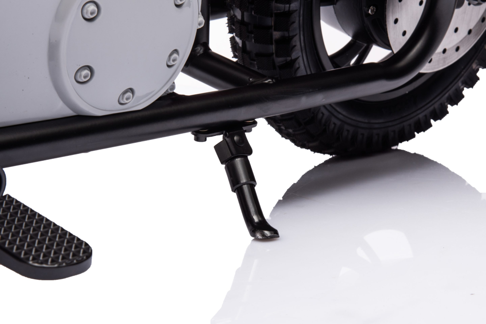 Motocicleta pentru copii, Kinderauto Chopper 350W, 36V, cu roti gonflabile, scaun tapitat,culoare rosie [8]