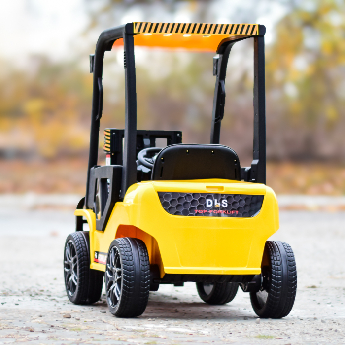 Motostivuitor electric pentru copii, Kinderauto BJD08, 90W, 12V, echipat Premium, culoare Galben [7]