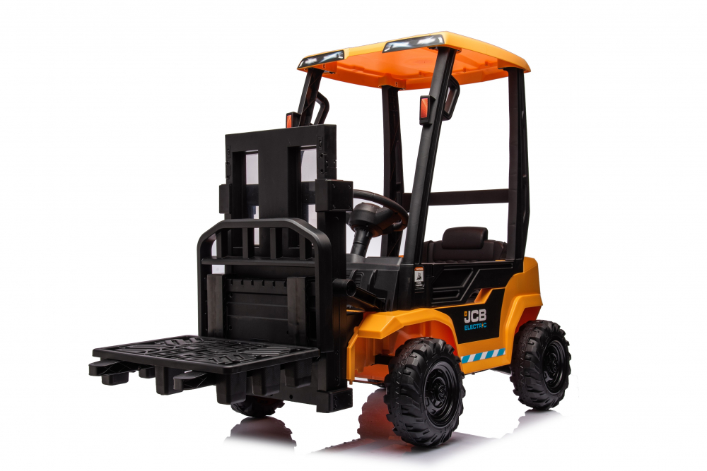Motostivuitor electric pentru copii, licenta JCB 70W, 12V, echipat STANDARD, galben [39]