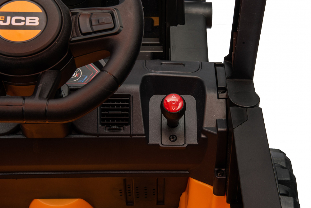 Motostivuitor electric pentru copii, licenta JCB 70W, 12V, echipat STANDARD, galben [31]