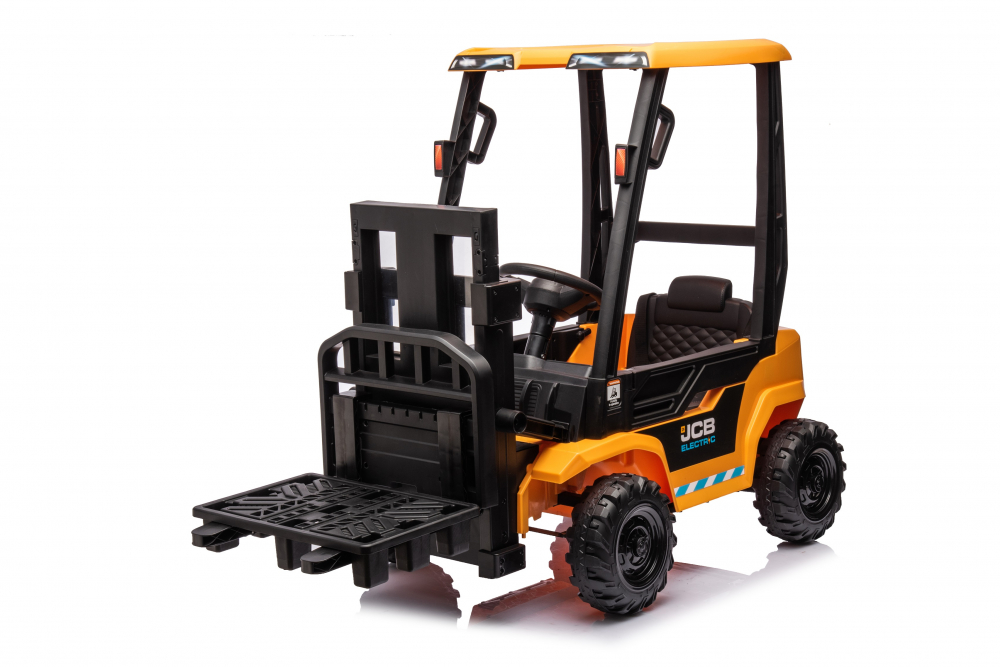 Motostivuitor electric pentru copii, licenta JCB 70W, 12V, echipat STANDARD, galben [38]