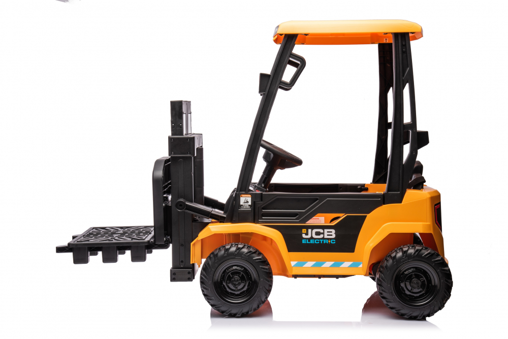 Motostivuitor electric pentru copii, licenta JCB 70W, 12V, echipat STANDARD, galben [21]