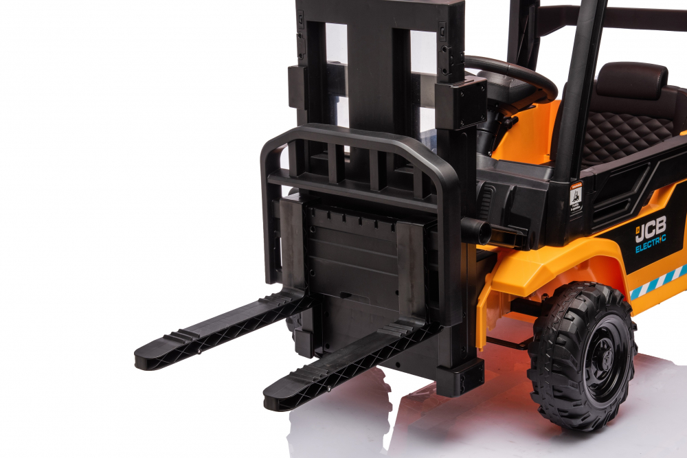Motostivuitor electric pentru copii, licenta JCB 70W, 12V, echipat STANDARD, galben [42]