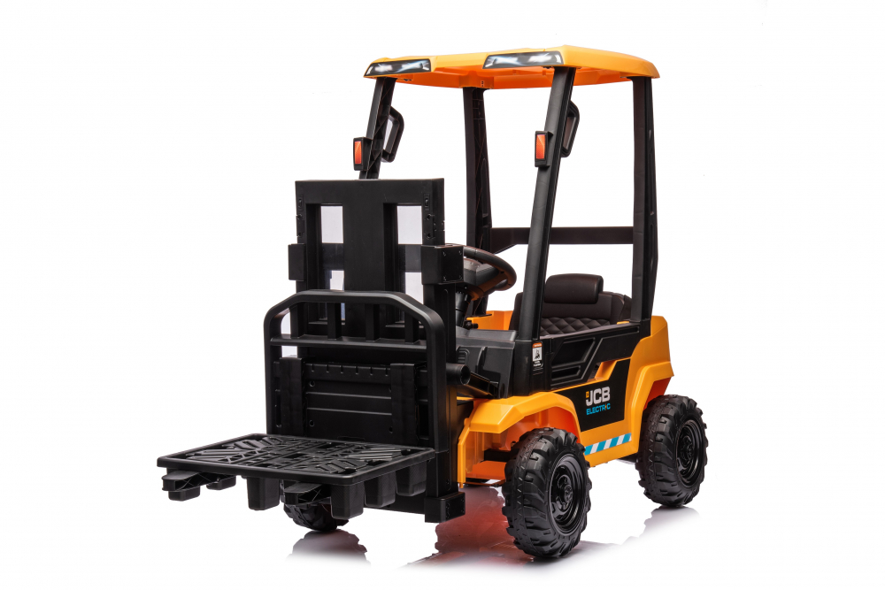 Motostivuitor electric pentru copii, licenta JCB 70W, 12V, echipat STANDARD, galben [20]