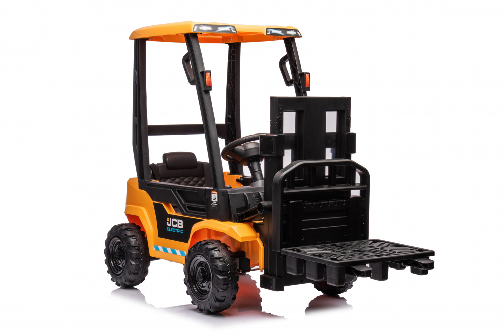 Motostivuitor electric pentru copii, licenta JCB 70W, 12V, echipat STANDARD, galben [24]