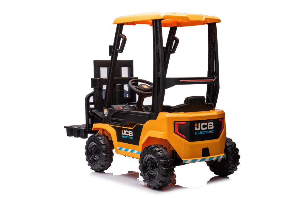 Motostivuitor electric pentru copii, licenta JCB 70W, 12V, echipat STANDARD, galben [22]