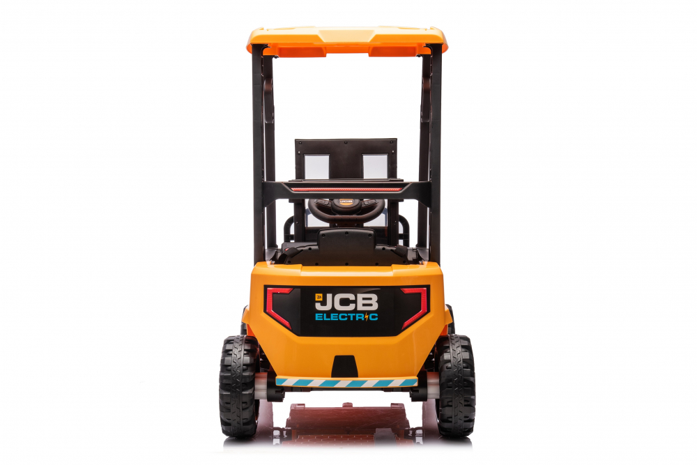 Motostivuitor electric pentru copii, licenta JCB 70W, 12V, echipat STANDARD, galben [23]