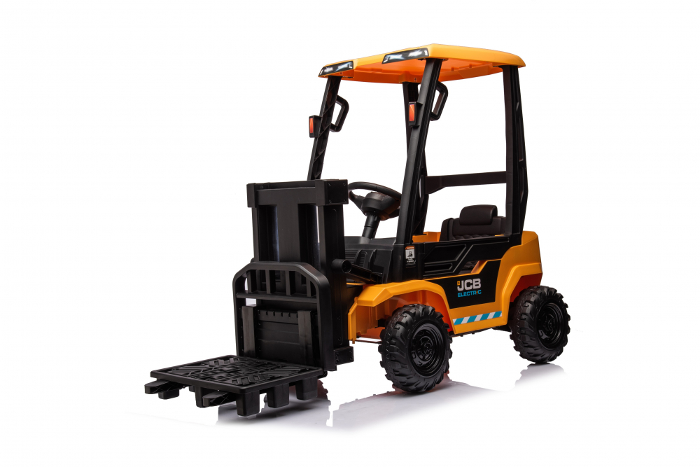 Motostivuitor electric pentru copii, licenta JCB 70W, 12V, echipat STANDARD, galben [49]