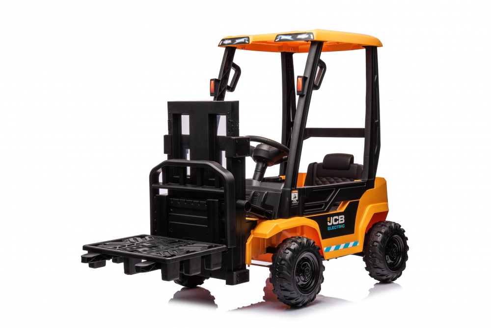 Motostivuitor electric pentru copii, licenta JCB 70W, 12V, echipat STANDARD, galben [18]
