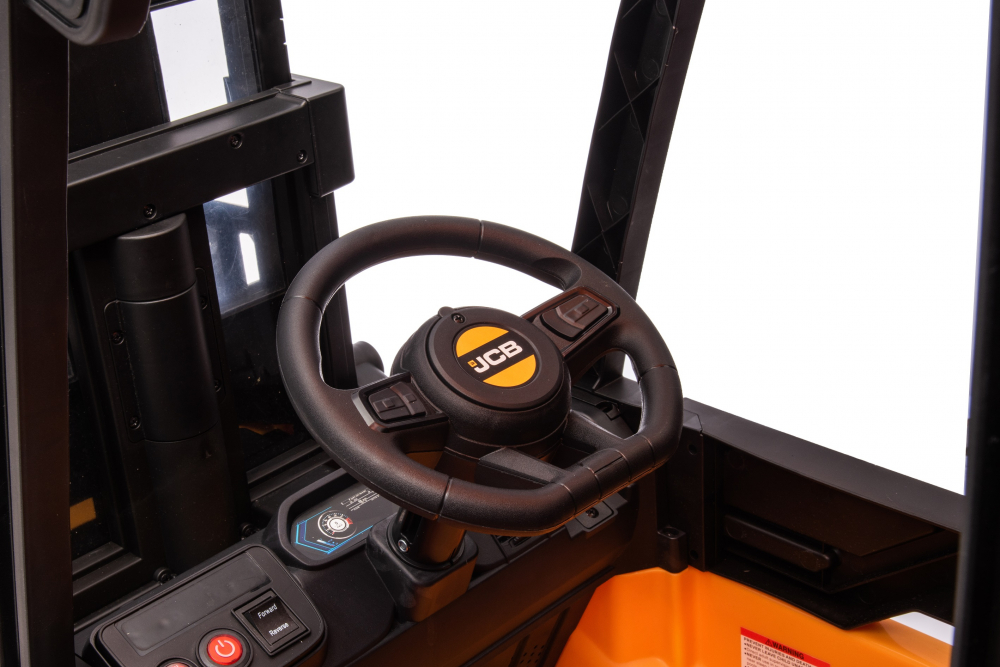 Motostivuitor electric pentru copii, licenta JCB 70W, 12V, echipat STANDARD, galben [34]