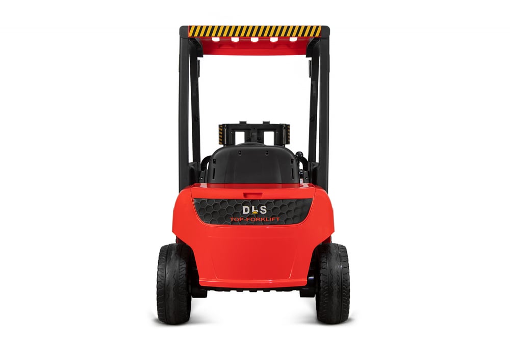 Motostivuitor electric pentru copii, Kinderauto Forklift, 90W, 12V, echipat STANDARD, rosu [10]