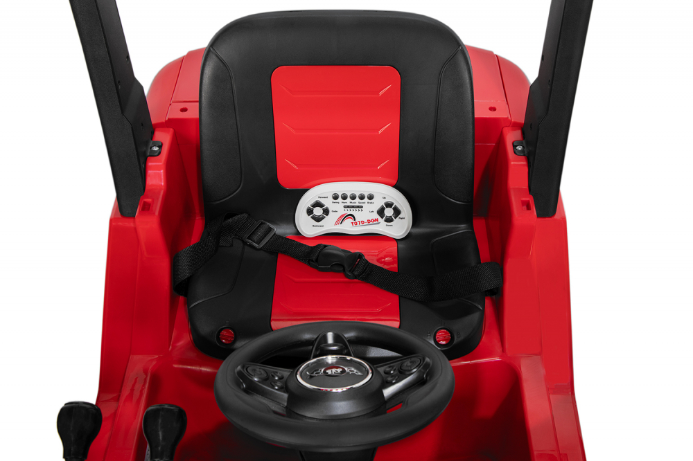 Motostivuitor electric pentru copii, Kinderauto Forklift, 90W, 12V, echipat STANDARD, rosu [4]