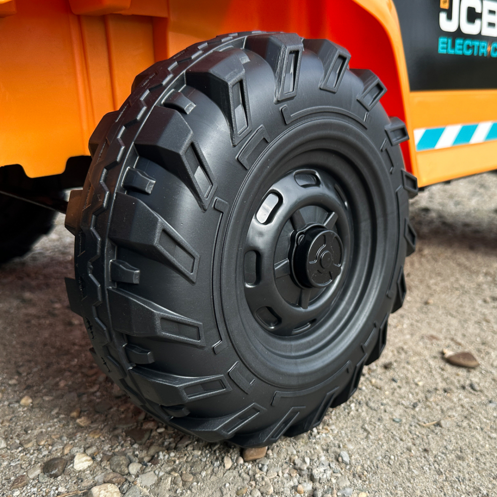 Motostivuitor electric pentru copii, licenta JCB 70W, 12V, echipat STANDARD, galben [16]