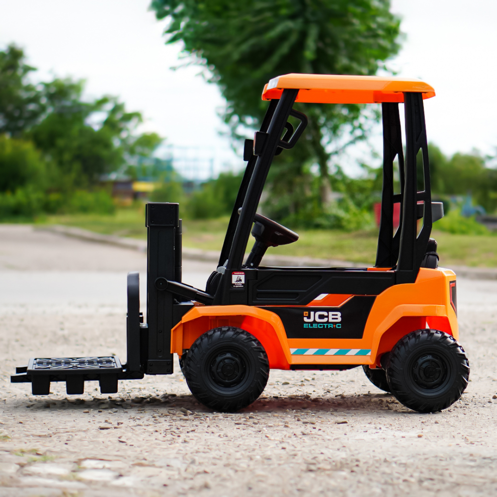 Motostivuitor electric pentru copii, licenta JCB 70W, 12V, echipat STANDARD, galben [6]