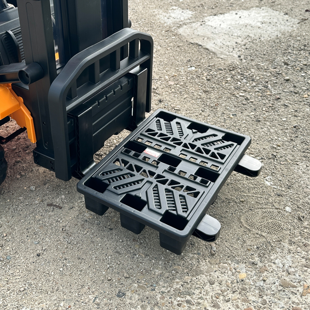 Motostivuitor electric pentru copii, licenta JCB 70W, 12V, echipat STANDARD, galben [17]