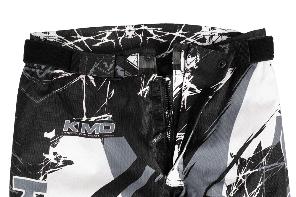 Pantaloni KIMO Kids BRO Motocross cu aparatori, ideal pentru copii pasionati de motocross, negru [3]