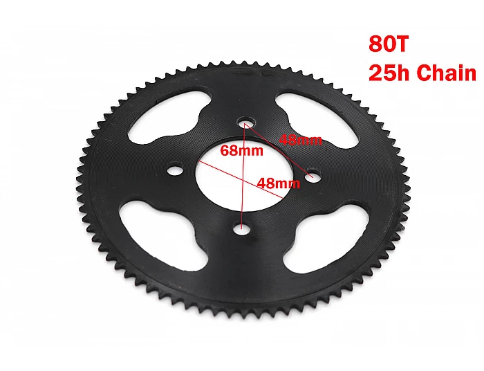 Pinion spate 78 dinti 25H pentru 49cc, Dirt Bike electrica Mini Quad Pocket Bike - Copie [2]