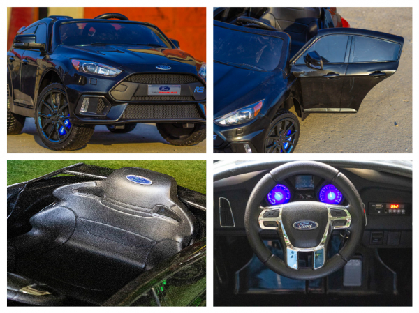 Masinuta electrica pentru copii Ford Focus RS negru [9]