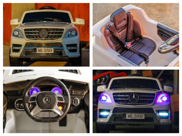 Masinuta electrica Mercedes ML 2x25W pentru copii [7]