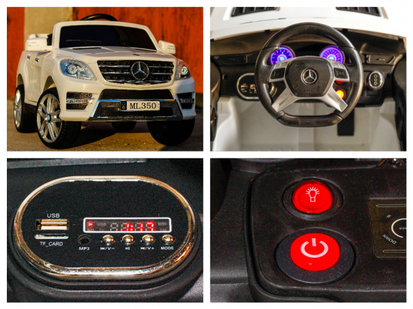 Masinuta electrica Mercedes ML 2x25W pentru copii [8]