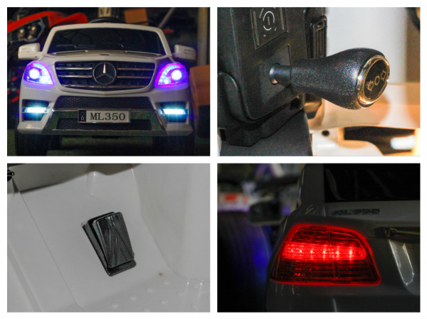 Masinuta electrica Mercedes ML 2x25W pentru copii [9]