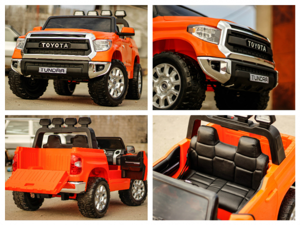 Masinuta electrica copii Toyota Tundra portocalie [8]