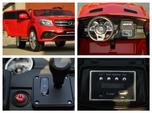 Masinuta electrica pentru copii Mercedes GLS 63, rosu [9]