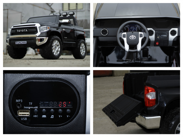 Masinuta electrica pentru copii Toyota Tundra neagra [9]