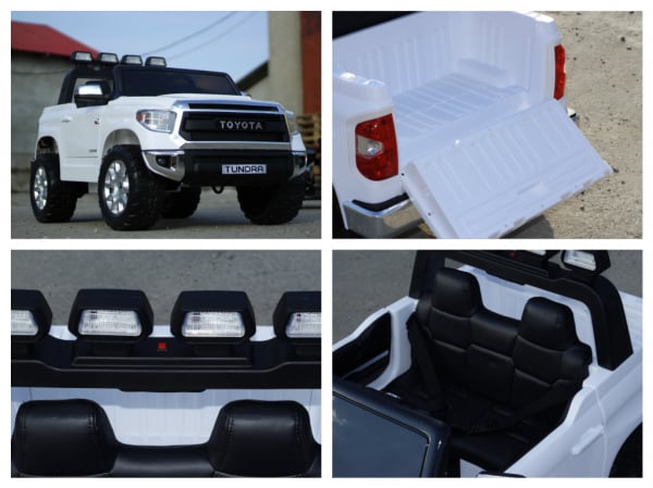 Masinuta electrica pentru copii Toyota Tundra, alba [7]