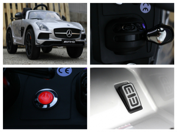 Masinuta electrica Mercedes SLS AMG copii 2-7 ani [9]