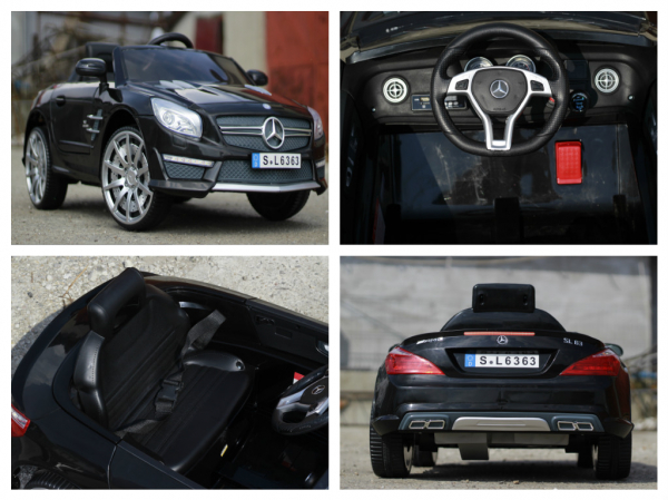 Masinuta electrica copii Mercedes SL63 AMG neagra [7]